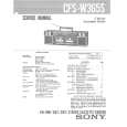 SONY CFSW365S Instrukcja Serwisowa