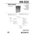 SONY WM-EX20 Instrukcja Obsługi