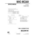 SONY MHCMC3AV Instrukcja Serwisowa