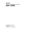 SONY ADI-1150D Instrukcja Serwisowa
