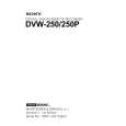 SONY DVW-250P Instrukcja Serwisowa