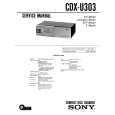 SONY CDX-U303 Instrukcja Serwisowa