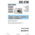 SONY DSC-S700 Instrukcja Serwisowa