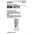 SONY RMV11 Instrukcja Obsługi
