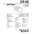 SONY CFD535 Instrukcja Serwisowa