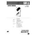 SONY SRF3 Instrukcja Serwisowa