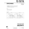 SONY TCTX770 Instrukcja Serwisowa