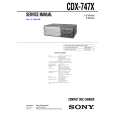 SONY CDX747X Instrukcja Serwisowa