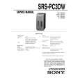 SONY SRSPC3DW Instrukcja Serwisowa