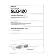 SONY SEQ-120 Instrukcja Obsługi