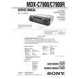 SONY MDXC7900R Instrukcja Serwisowa