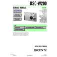 SONY DSC-W200 LEVEL3 Instrukcja Serwisowa