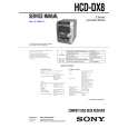 SONY HCD-DX8 Instrukcja Serwisowa