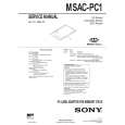 SONY MSAC-PC1 Instrukcja Serwisowa