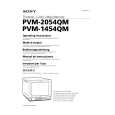 SONY PVM-1454QM Instrukcja Obsługi