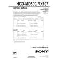 SONY HCDMD500 Instrukcja Serwisowa