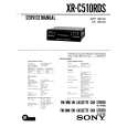 SONY XR-C510RDS Instrukcja Serwisowa