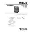 SONY WM-FX313 Instrukcja Serwisowa
