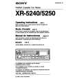 SONY XR-5240 Instrukcja Obsługi