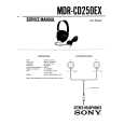 SONY MDR-CD250EX Instrukcja Serwisowa