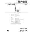 SONY SPPQ123 Instrukcja Serwisowa