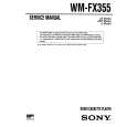 SONY WMFX355 Instrukcja Serwisowa
