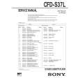 SONY CFDS37L Instrukcja Serwisowa