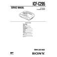 SONY ICFC295 Instrukcja Serwisowa