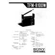 SONY TFM8100W Instrukcja Serwisowa