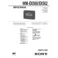 SONY WMEX560 Instrukcja Serwisowa
