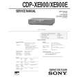 SONY CDP-XE900E Instrukcja Serwisowa