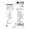 SONY MHC2750 Instrukcja Serwisowa