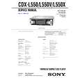 SONY CDX-L550 Instrukcja Serwisowa