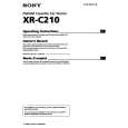 SONY XR-C210 Instrukcja Obsługi