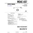 SONY MSACUS7 Instrukcja Serwisowa