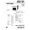 SONY HCD-101 Instrukcja Serwisowa