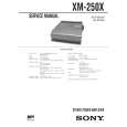 SONY XM250X Instrukcja Serwisowa