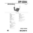 SONY SPPSS964 Instrukcja Serwisowa
