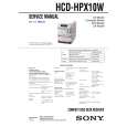 SONY HCD-HPX10W Instrukcja Serwisowa