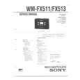 SONY WMFX511 Instrukcja Serwisowa