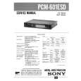 SONY PCM601ESD Instrukcja Serwisowa