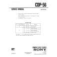 SONY CDP56 Instrukcja Serwisowa