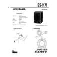 SONY SS-H71 Instrukcja Serwisowa