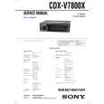 SONY CDXV7800X Instrukcja Serwisowa