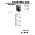SONY SSDX2 Instrukcja Serwisowa