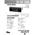 SONY XR6000 Instrukcja Serwisowa