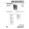 SONY WMEX672 Instrukcja Serwisowa