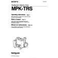 SONY MPKTRS Instrukcja Serwisowa