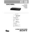 SONY XEC500 Instrukcja Serwisowa