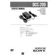 SONY DCC200 Instrukcja Serwisowa